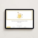 "First Bee Day" - Online Kids Birthday Invitations in Honey by Itsy Belle Studio - Desktop layout