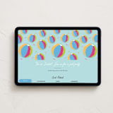 "Make a Splash!" - Online Kids Birthday Invitations in Fruit Punch by Sarah Hawkins Designs - Desktop layout