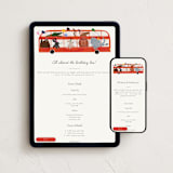 "Birthday Bus" - Online Kids Birthday Invitations in Blackberry by Sierra Lee - Mobile + desktop layout