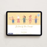 "Paw-ty Time Friends" - Online Kids Birthday Invitations in Lemonade by Kim Thoa - Desktop layout