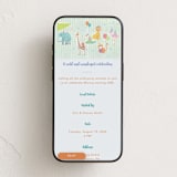 "Wild One Party" - Online Kids Birthday Invitations in Mint by Zinnia Prints - Mobile layout