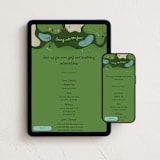 "Swing into the fun" - Online Kids Birthday Invitations in Shamrock by Isayana Perez - Mobile + desktop layout