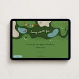 "Swing into the fun" - Online Kids Birthday Invitations in Shamrock by Isayana Perez - Desktop layout