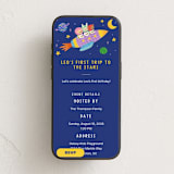 "First Trip To The Stars" - Online Kids Birthday Invitations in Celestial by Kartika Paramita - Mobile layout