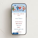 "Costume party" - Online Kids Birthday Invitations in Sky by Teju Reval - Mobile layout