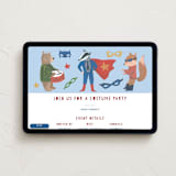 "Costume party" - Online Kids Birthday Invitations in Sky by Teju Reval - Desktop layout