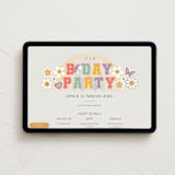 "Magical Patchwork" - Online Kids Birthday Invitations in Cream by Ana de Sousa - Desktop layout