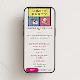 "The Premiere" - Online Kids Birthday Invitations in Popcorn Pop by Ana de Sousa - Mobile layout