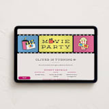 "The Premiere" - Online Kids Birthday Invitations in Popcorn Pop by Ana de Sousa - Desktop layout
