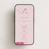 "Pop Concert" - Online Kids Birthday Invitations in Gum by letterfix - Mobile layout