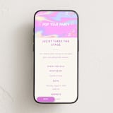 "Pop Star Party" - Online Kids Birthday Invitations in Berry by Kartika Paramita - Mobile layout