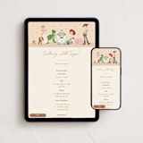 "Disney and Pixar's Toy Story Friends" - Online Kids Birthday Invitations in Taupe by Sabrin Deirani - Mobile + desktop layout