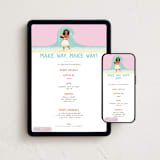 "Disney's Moana Make Way, Make Way" - Online Kids Birthday Invitations in Plumeria by Itsy Belle Studio - Mobile + desktop layout
