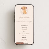 "Simba from Disney's The Lion King" - Online Kids Birthday Invitations in Bamboo by Teju Reval - Mobile layout