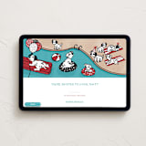 "Disney's 101 Dalmatians Pool Pawty" - Online Kids Birthday Invitations in Firetruck by Jenna Holcomb - Desktop layout