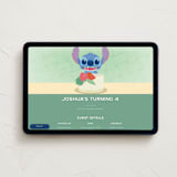 "Disney Keiki Cake" - Online Kids Birthday Invitations in Honeydew by Griffinbell Paper Co. - Desktop layout