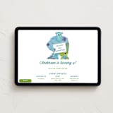"Disney and Pixar's Monster's Inc Party" - Online Kids Birthday Invitations in Marshmallow by Holly Whitcomb - Desktop layout