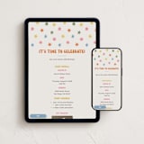 "Thank You Riso" - Online Kids Birthday Invitations in Soft Retro by Sabrina Excene - Mobile + desktop layout