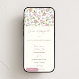"Floral & Lace Baby Shower" - Online Kids Birthday Invitations in Peony by Holton Art and Design - Mobile layout