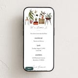 "Plant Lovers" - Online Party Invitations in Leaf by Grae - Mobile layout