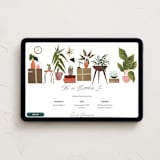 "Plant Lovers" - Online Party Invitations in Leaf by Grae - Desktop layout
