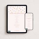 "Home Sweet Home" - Online Party Invitations in Carnation by Ellen Schlegelmilch - Mobile + desktop layout