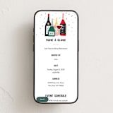"Time to pour the wine!" - Online Party Invitations in Ice by Cindy Chu - Mobile layout