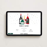 "Time to pour the wine!" - Online Party Invitations in Ice by Cindy Chu - Desktop layout