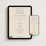 "congrats wave" - Online Party Invitations in Cream by Amy Kross - Mobile + desktop layout