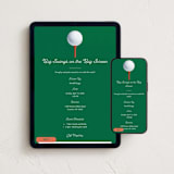 "tee-rific" - Online Party Invitations in Grass by Becky Nimoy - Mobile + desktop layout