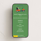 "Golfing Dad" - Online Party Invitations in Grass by Becky Nimoy - Mobile layout
