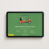 "Golfing Dad" - Online Party Invitations in Grass by Becky Nimoy - Desktop layout