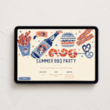 "Summer BBQ" - Online Party Invitations in Burgers by Vivian Yiwing - Desktop layout