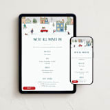 "winter housewarming" - Online Party Invitations in Frost by Elizabeth Bishop - Mobile + desktop layout