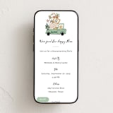 "Moved" - Online Party Invitations in Seafoam by Elly - Mobile layout