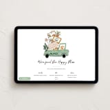 "Moved" - Online Party Invitations in Seafoam by Elly - Desktop layout