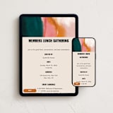 "gathering" - Online Party Invitations in Garden Social by Grae - Mobile + desktop layout