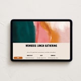 "gathering" - Online Party Invitations in Garden Social by Grae - Desktop layout