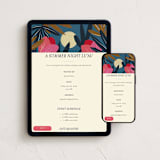 "Tropical Sonata" - Online Party Invitations in Hawaii by Ani Somi - Mobile + desktop layout