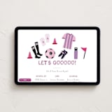 "soccer info meeting" - Online Party Invitations in Candy Store by Kamala Nahas - Desktop layout