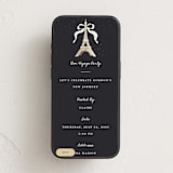 "Eiffel" - Online Party Invitations in Noir by Gwen Bedat - Mobile layout