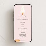 "Gelato" - Online Party Invitations in Cotton Candy by Gwen Bedat - Mobile layout