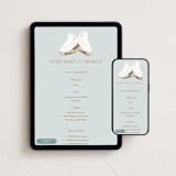"Salchow" - Online Party Invitations in Ice by Gwen Bedat - Mobile + desktop layout