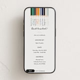 "Pencil Box" - Online Party Invitations in Chalkboard by Gwen Bedat - Mobile layout