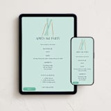 "Après Ski" - Online Party Invitations in Frost by Gwen Bedat - Mobile + desktop layout