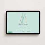 "Après Ski" - Online Party Invitations in Frost by Gwen Bedat - Desktop layout
