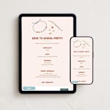 "Back to School Party!" - Online Party Invitations in Crayon Box by Sai - Mobile + desktop layout