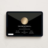 "The Winner Is" - Online Party Invitations in Tuxedo by Clazena - Desktop layout