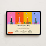 "Pop" - Online Party Invitations in Confetti Fizz by Kelsey Mucci - Desktop layout