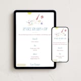 "SPF Vibes" - Online Party Invitations in Cloud by Sarah Rosenthal - Mobile + desktop layout